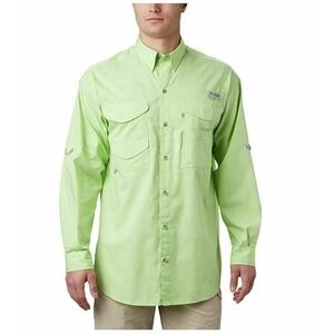 NWT Columbia PFG Bonehead Long Sleeve Shirt Mens 4X Fishing Hiking Outdoor Green